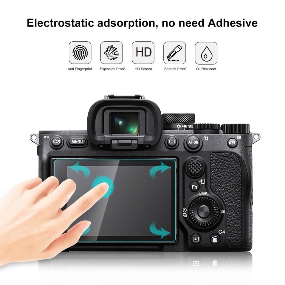 Puluz Puluz Skjermbeskytter herdet glas 9H for Sony Alpha A7/A7 IV/A7 MIV