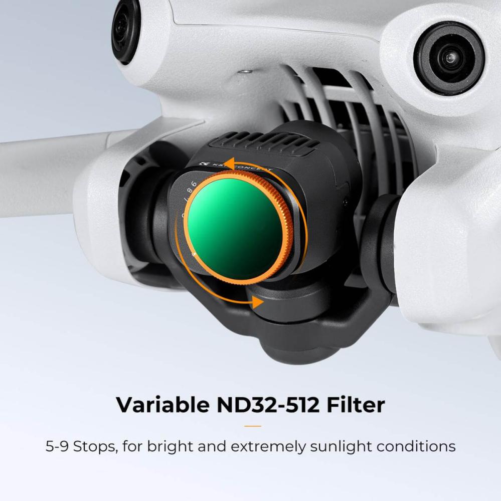 K&F Concept K&F Concept Filtersett 4 stk UV+CPL+ND2-32+ND32-512 for DJI Mini 4 Pro