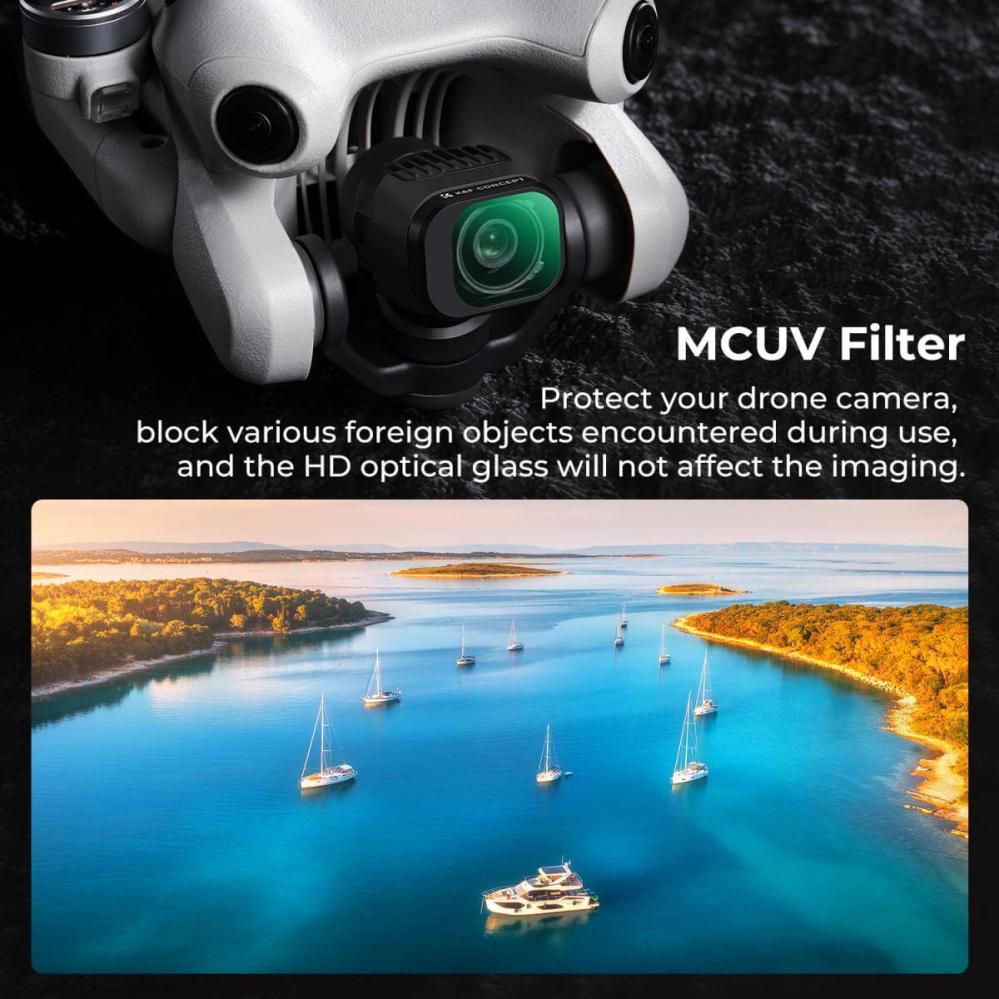 K&F Concept K&F Concept Filtersett 4 stk UV+CPL+ND2-32+ND32-512 for DJI Mini 4 Pro