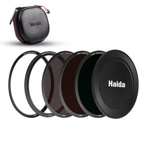 Haida Haida 77–82mm Magnetisk ND-filterpakke ND8 ND64 ND1000 & filterveske