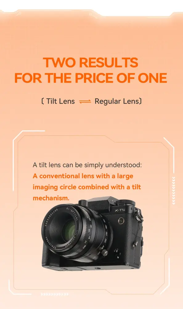 TTArtisan TTArtisan Tilt 50mm f/1.4 objektiv Fullformat for Sony E