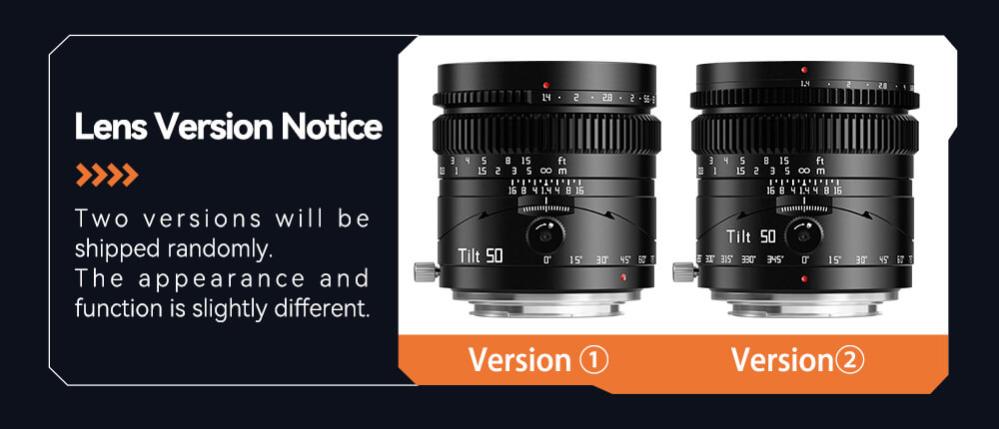 TTArtisan TTArtisan Tilt 50mm f/1.4 objektiv Fullformat for Fujifilm X