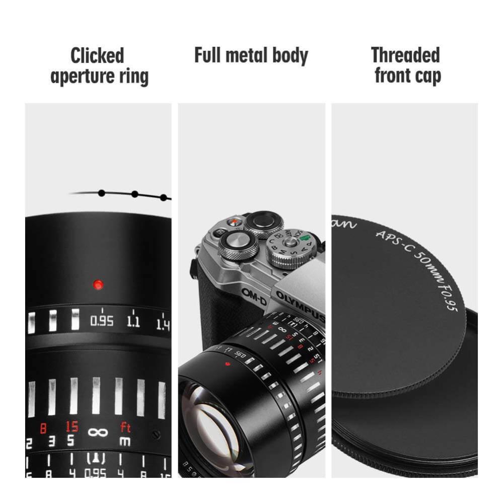TTArtisan TTArtisan 50mm f/0.95 objektiv APS-C for Fujifilm X