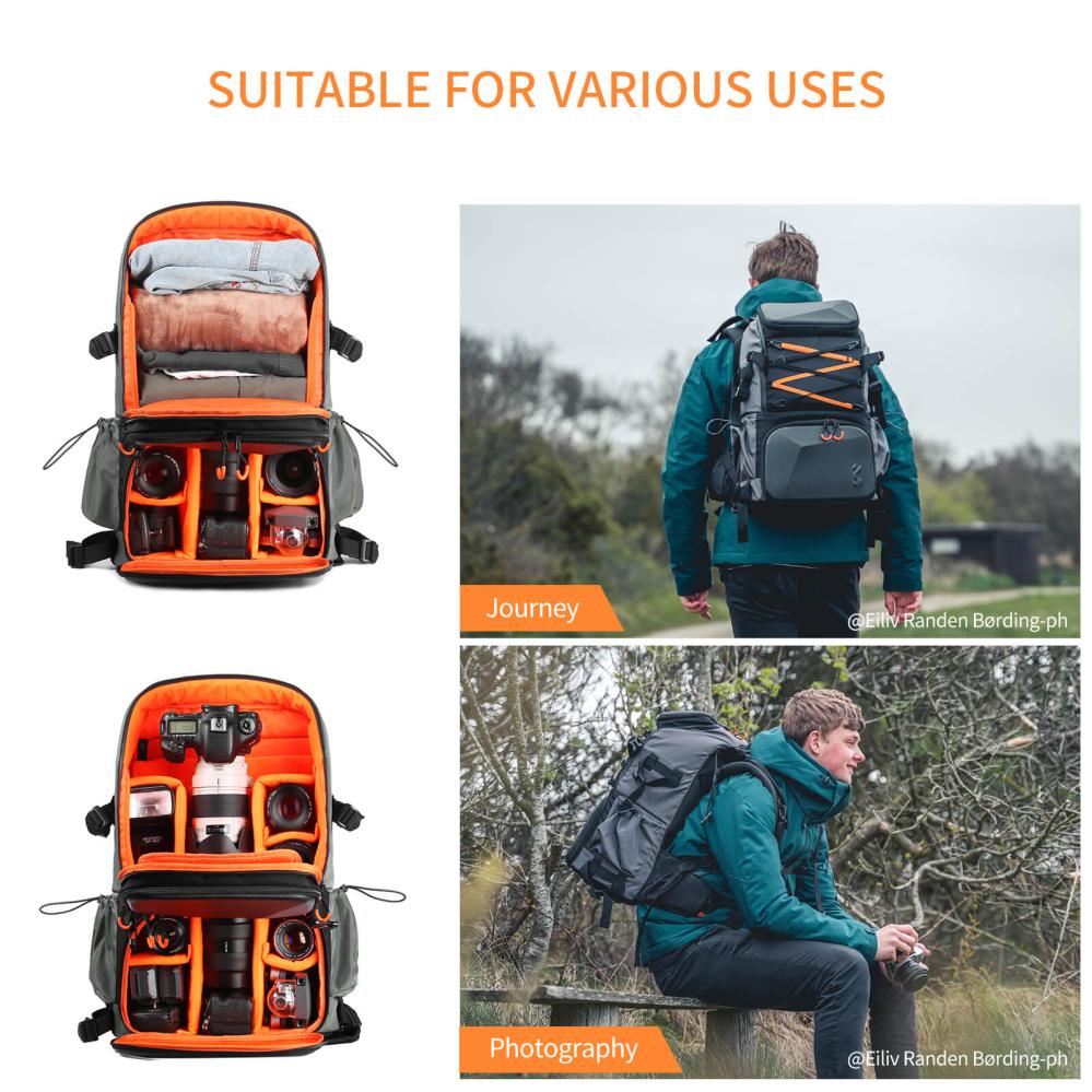K&F Concept K&f concept kameraryggsekk pro 33 liter med hoftebelte