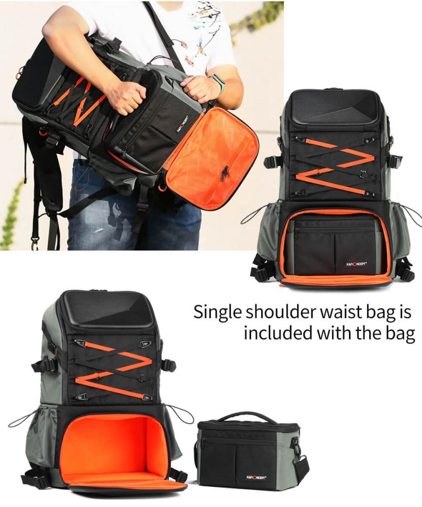 K&F Concept K&f concept kameraryggsekk pro 33 liter med hoftebelte