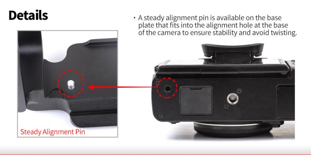 Sunwayfoto Sunwayfoto l-bracket for Fujifilm X-T3