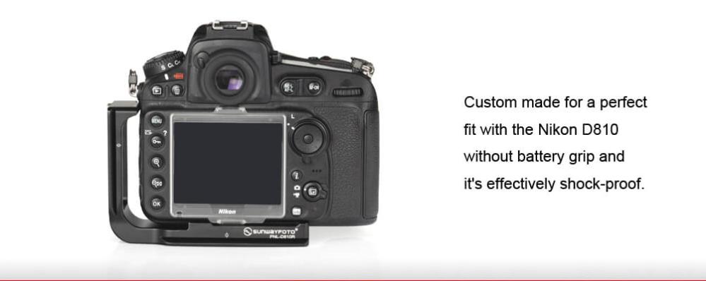 Sunwayfoto Sunwayfoto l-bracket for Nikon D810/D800/D800e