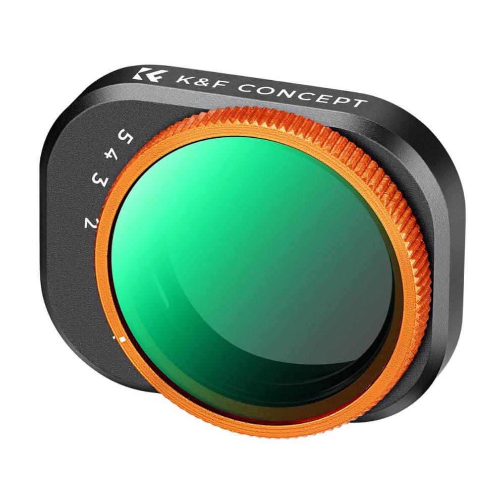K&F Concept K&F Concept Variabelt ND-filter ND2–ND32 1–5 stopp for DJI Mini 4 Pro