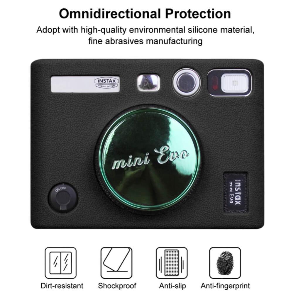 Unbranded Mykt beskyttelsesetuie for Fujifilm instax mini Evo av silikon