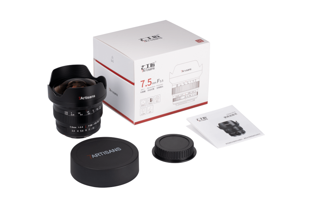 7Artisans 7Artisans 7.5mm f/3.5 Fisheye-objektiv for Canon EOS