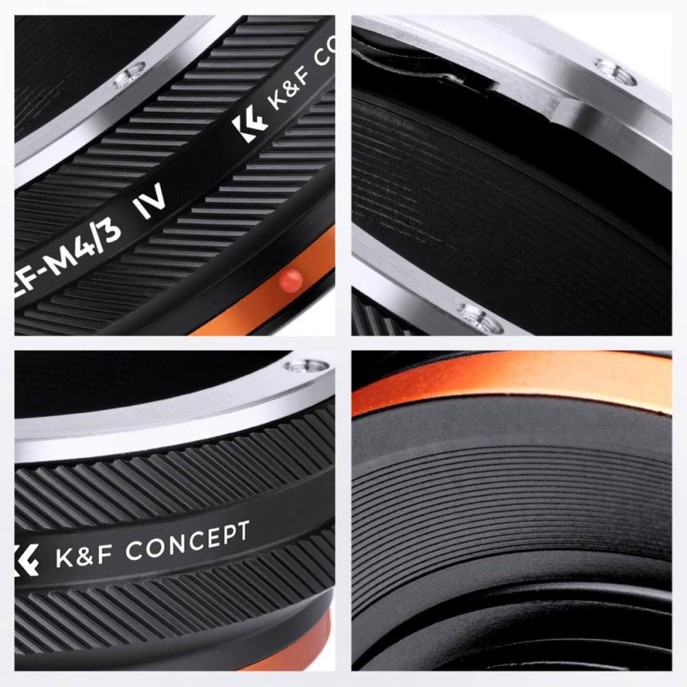 K&F Concept K&F Concept Objektivadapter IV Pro till Canon EF-objektiv for Micro 4/3