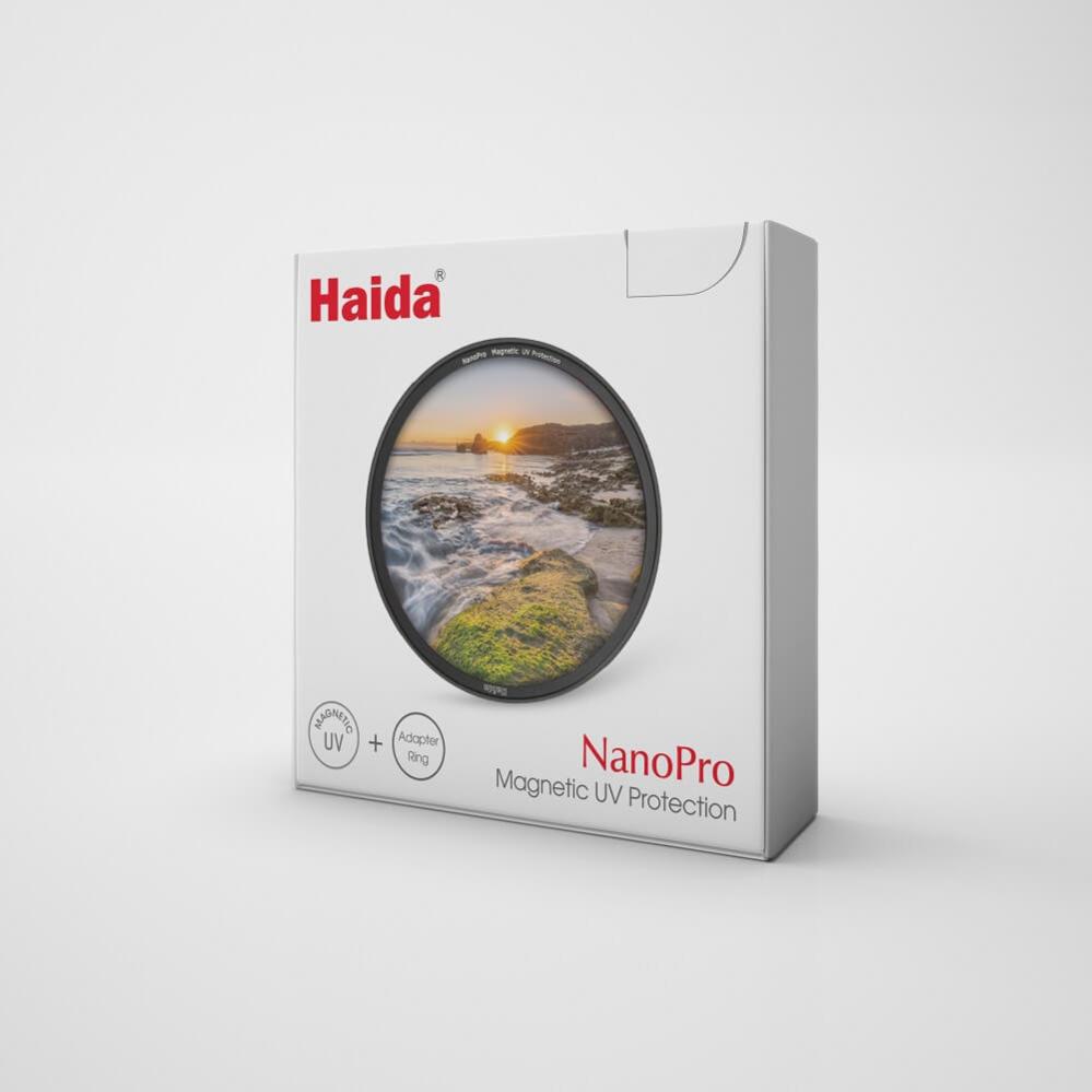 Haida K&F Concept Magnetisk ND1000-filter med adapterring og objektivlokk