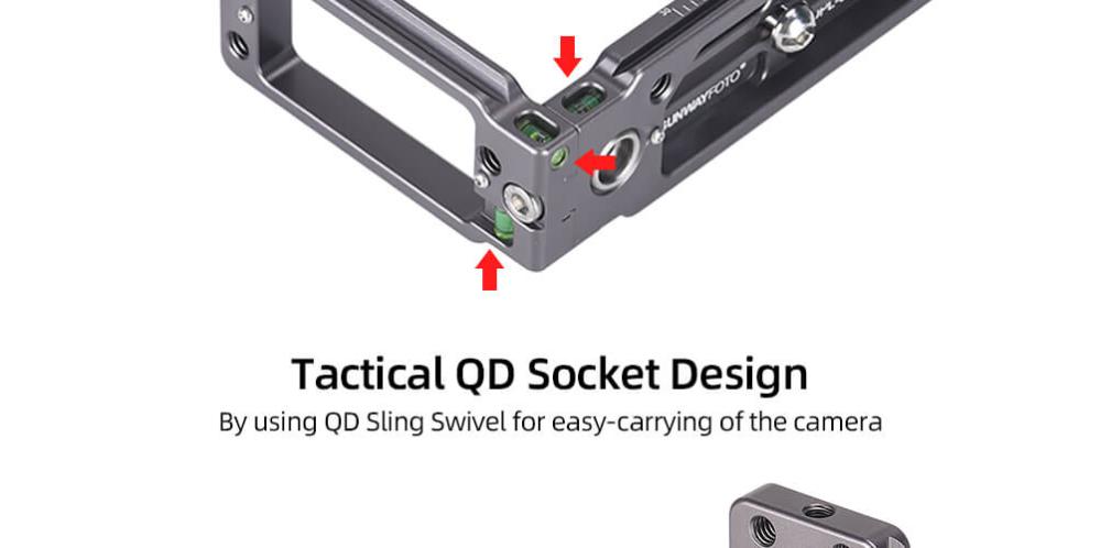 Sunwayfoto Sunwayfoto l-bracket universal for systemkameraer Arca Swiss qd-hål