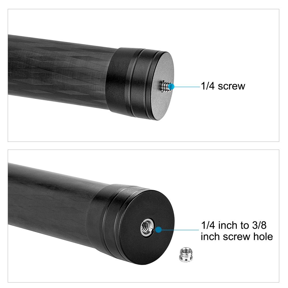 Puluz Puluz stativforlengelse 21 cm karbonfiber for DJI / MOZA / Feiyu V2 / Zhiyun G5