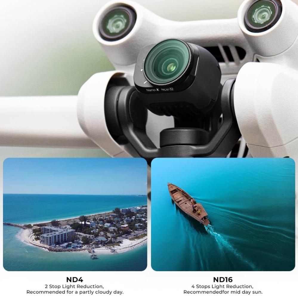 K&F Concept K&F Concept Variabelt ND-filter ND2–ND32 1–5 stopp for DJI Mini 3 Pro og Mini 3