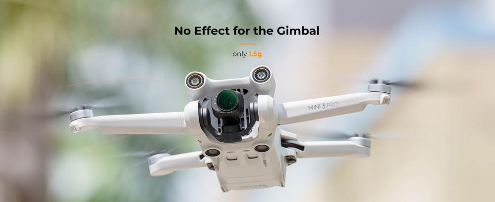 K&F Concept K&F Concept Variabelt ND-filter ND2–ND32 1–5 stopp for DJI Mini 3 Pro og Mini 3