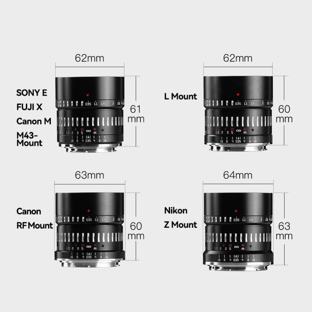 TTArtisan TTArtisan 50mm f/0.95 objektiv APS-C for Fujifilm X