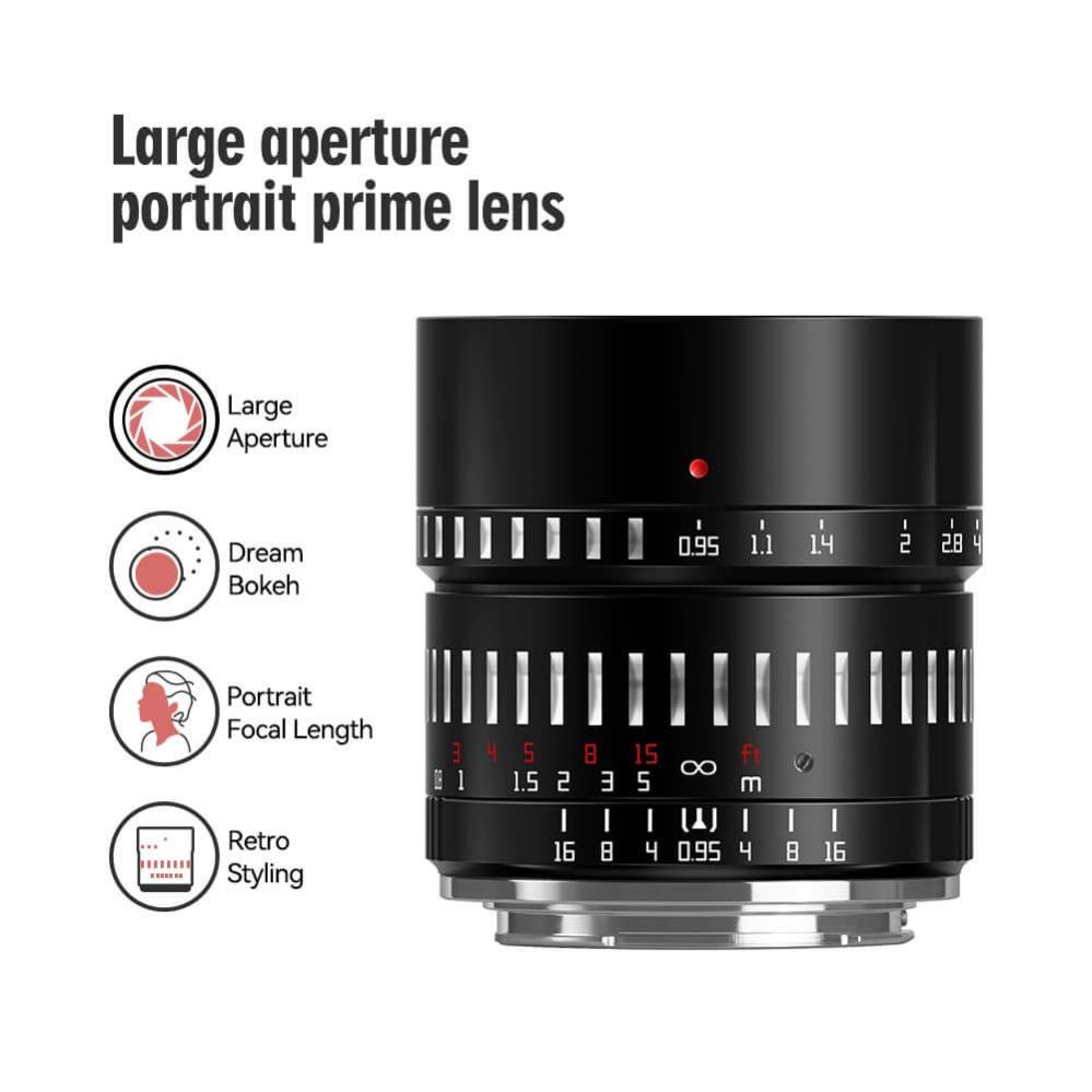 TTArtisan TTArtisan 50mm f/0.95 objektiv APS-C for Fujifilm X