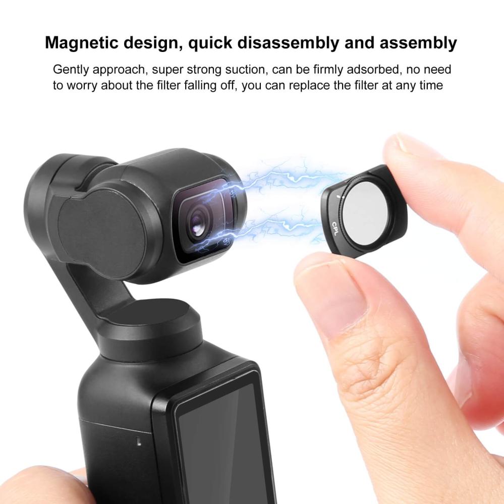 Puluz Puluz Magnetisk CPL-filter for DJI Osmo Pocket 3
