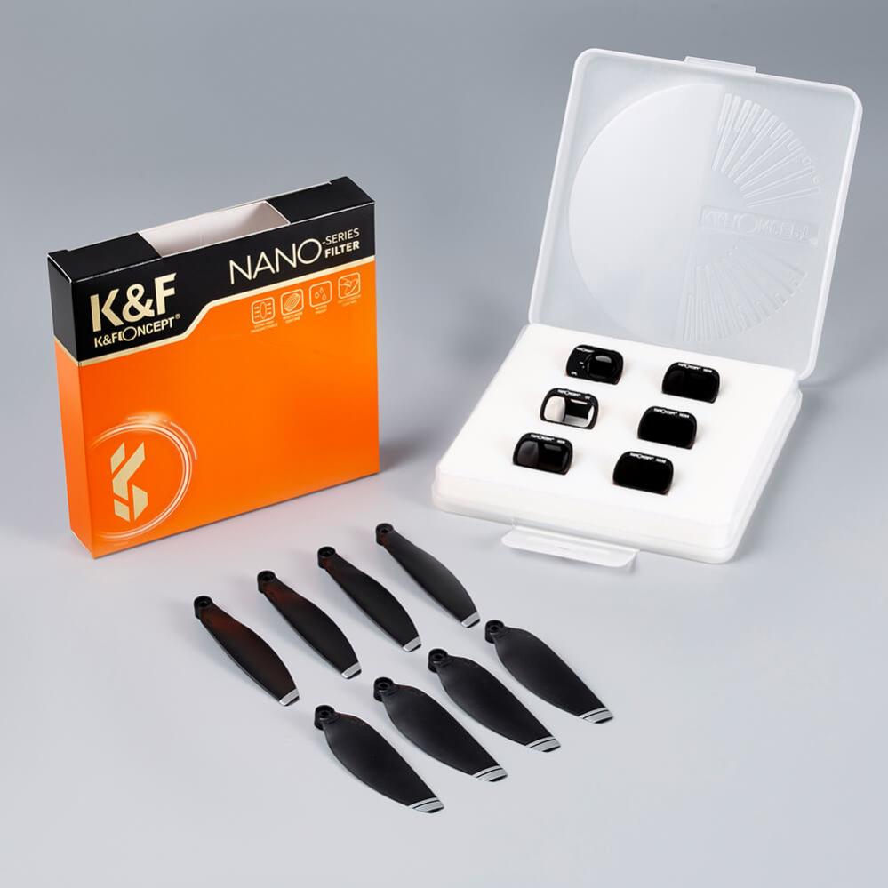 K&F Concept K&F Concept Filter-Kit 6 i 1 ND8 ND16 ND32 ND64 CPL UV for DJI Mavic Mini 1/2