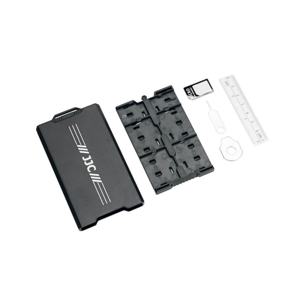 JJC JJC Minnekortetui for 4xSD + 12xMicroSD + 2xNano SIM