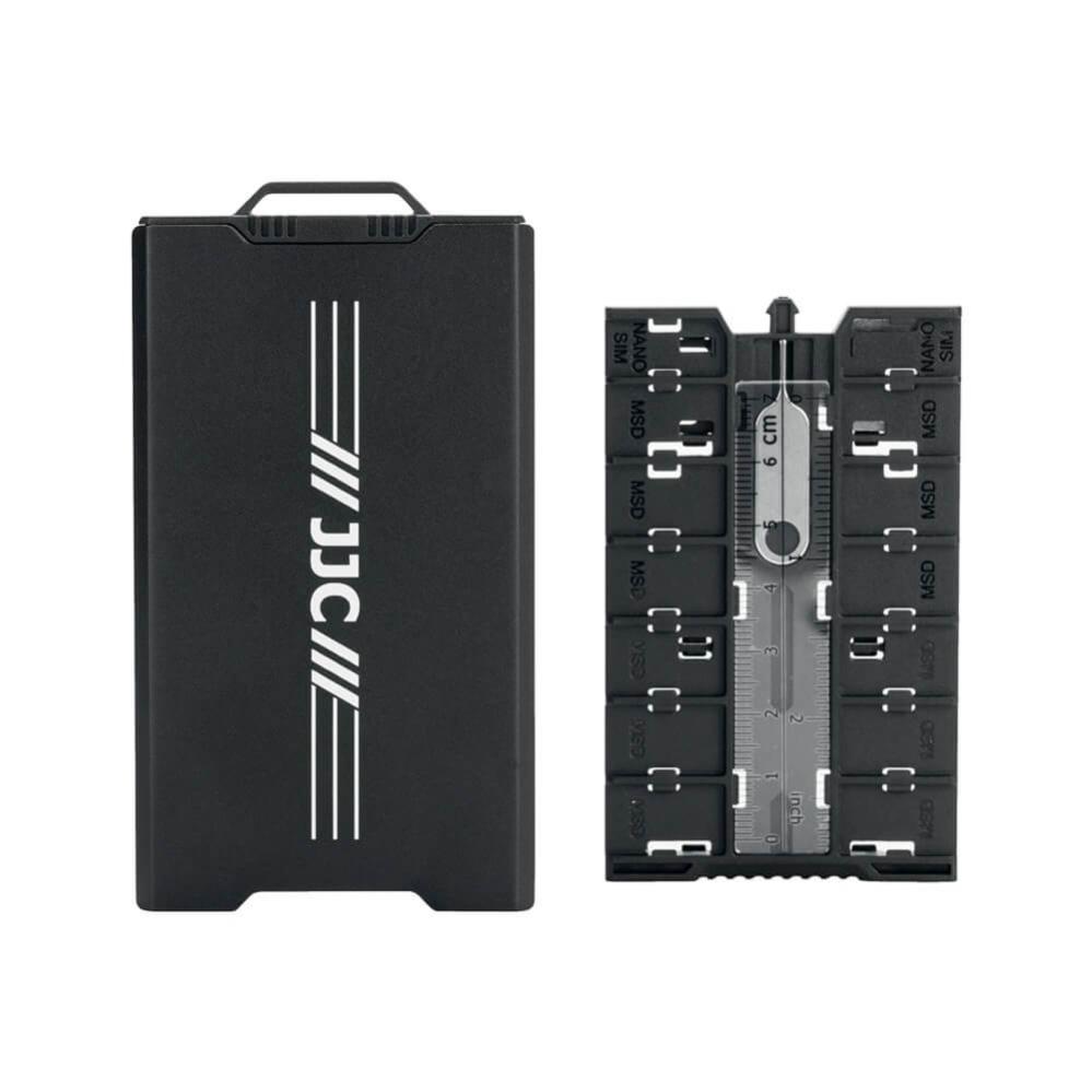 JJC JJC Minnekortetui for 4xSD + 12xMicroSD + 2xNano SIM