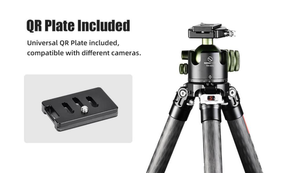 Sunwayfoto Sunwayfoto TH-55G kulehode lavprofil klarar høy belastning