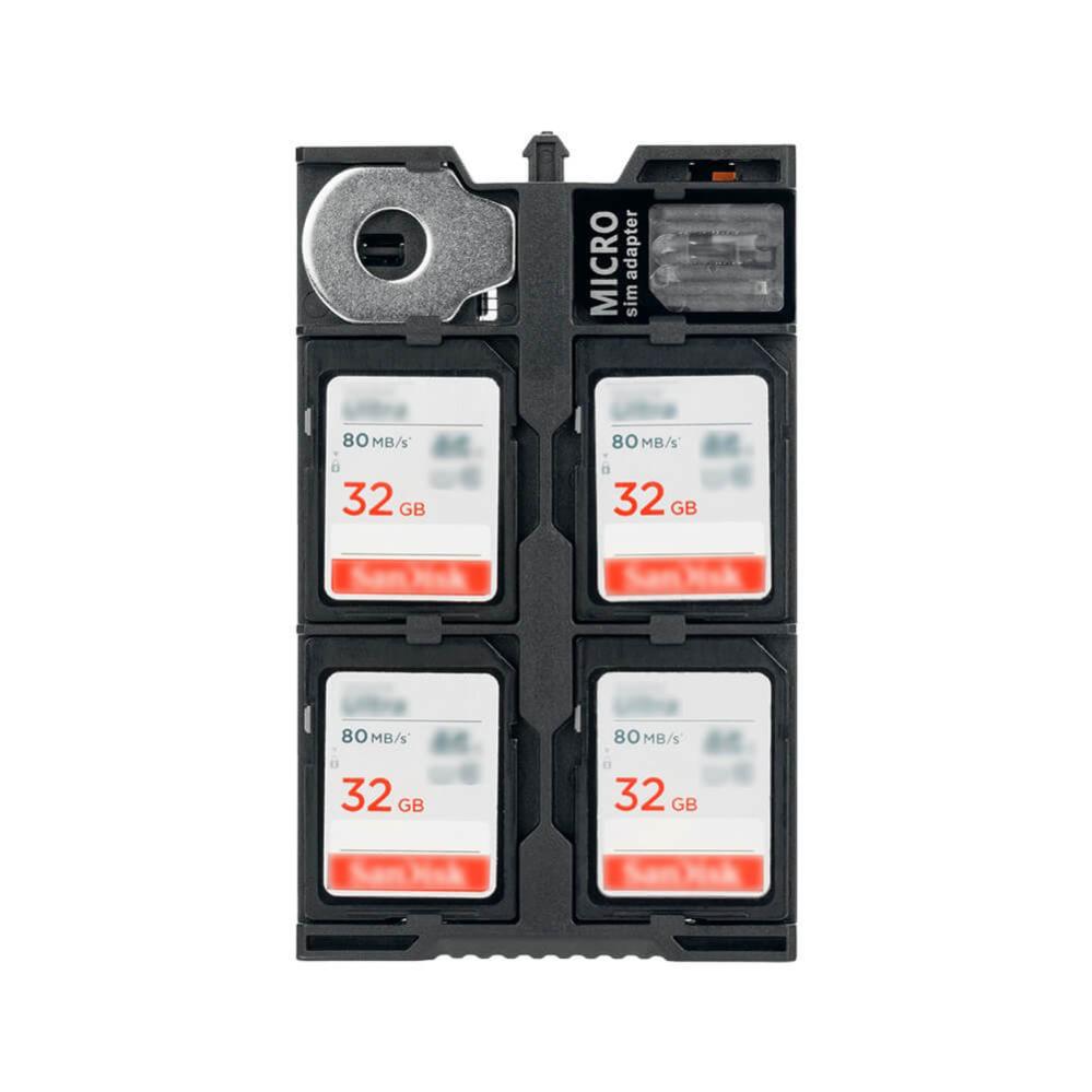 JJC JJC Minnekortetui for 4xSD + 12xMicroSD + 2xNano SIM