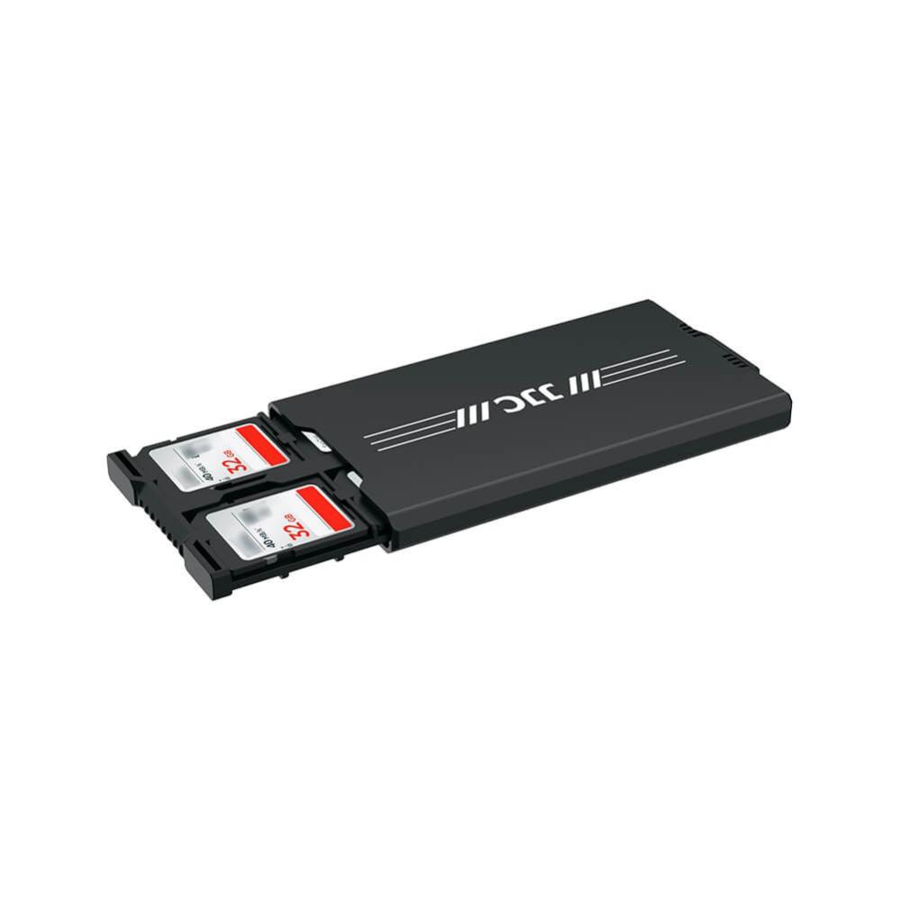 JJC JJC Minnekortetui for 4xSD + 12xMicroSD + 2xNano SIM
