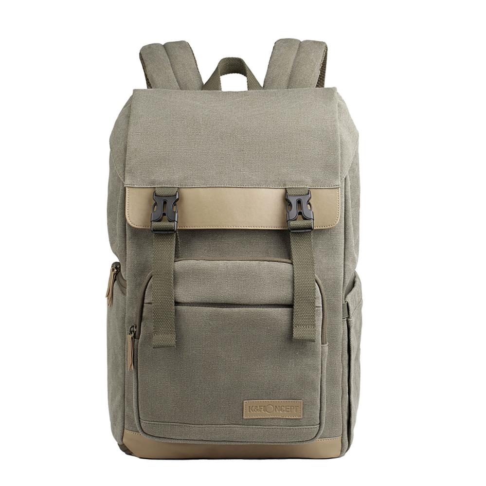 K&F Concept K&f concept kameraryggsekk kamoflagegrön canvas uttakbar innerbeskyttelse