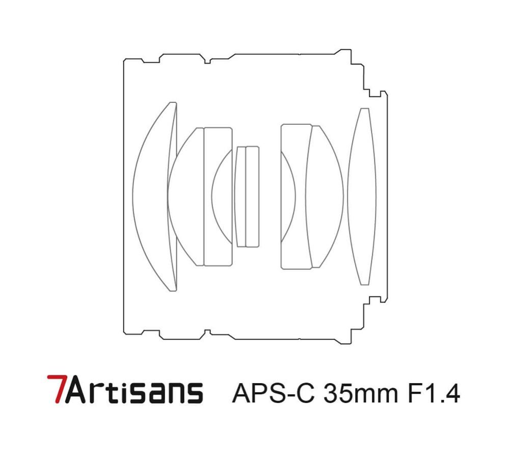 7Artisans 7Artisans 35mm f/1.4 objektiv APS-C for Fujifilm X