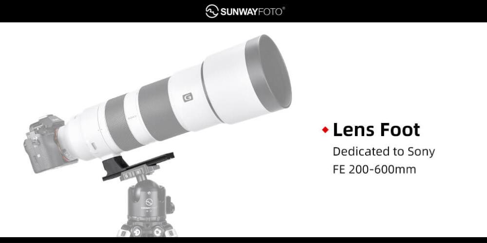 Sunwayfoto Sunwayfoto LF-S2 Stativfot för Sony FE 200-600
