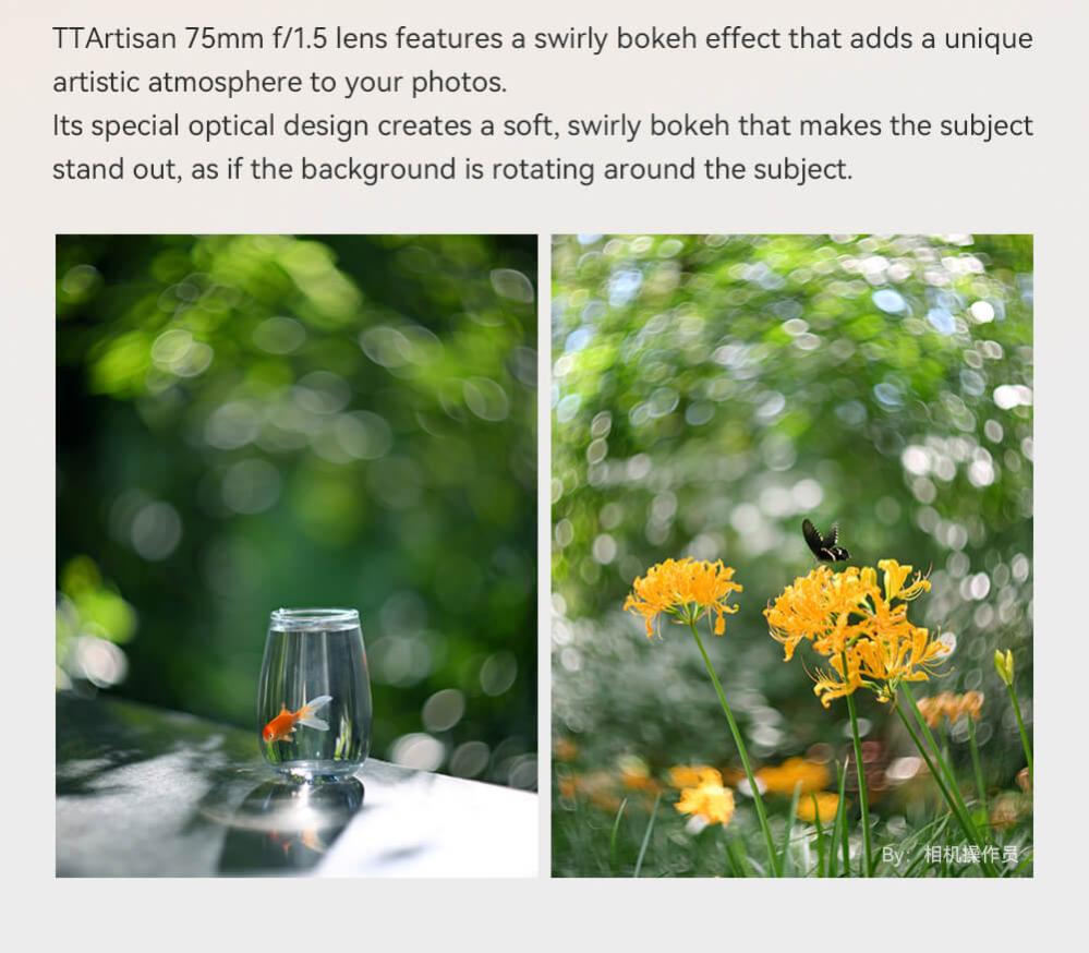 TTArtisan TTArtisan 75mm f/1.5 Swirly Bokeh for M42 – Skapa en unik, konstnärlig look