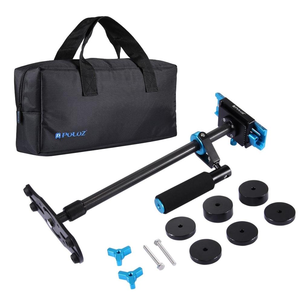 Puluz Puluz håndholdt karbonfiberstabilisator for DSLR / DV-kameraer (38