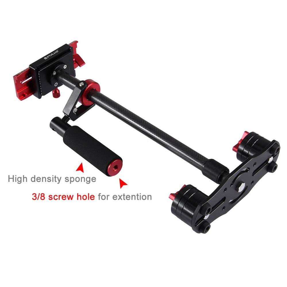 Puluz Puluz håndholdt karbonfiberstabilisator for DSLR / DV-kameraer (38