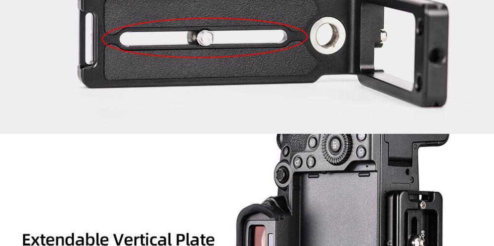 Sunwayfoto Sunwayfoto l-bracket universal med qd-uttag