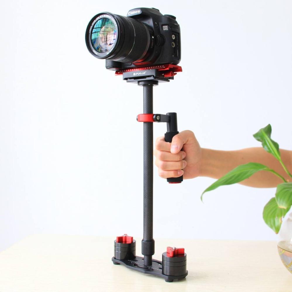 Puluz Puluz håndholdt karbonfiberstabilisator for DSLR / DV-kameraer (38