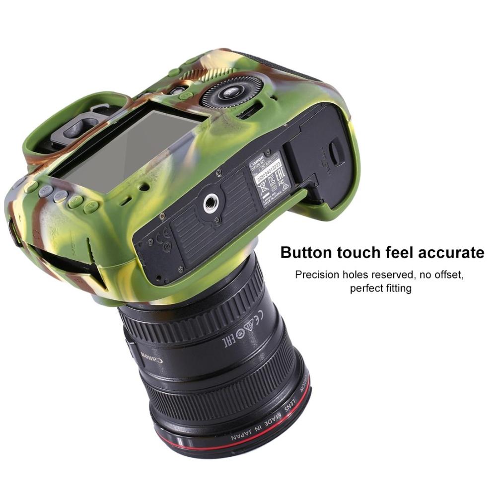 Puluz Puluz Siliconeetui for Canon EOS 5D Mark III / 5D3 Kamouflage