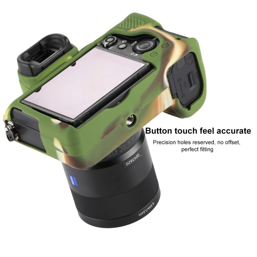 Puluz Puluz Siliconeetui for Sony ILCE-7MII / 7SMII / 7RMII Kamouflage