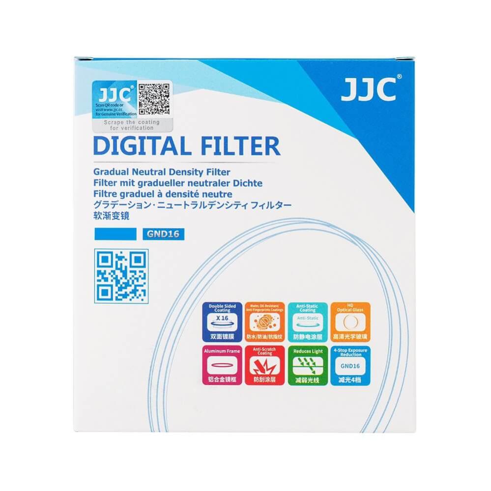 JJC JJC Halvtonet ND16-filter MCR for landskapsfotografering