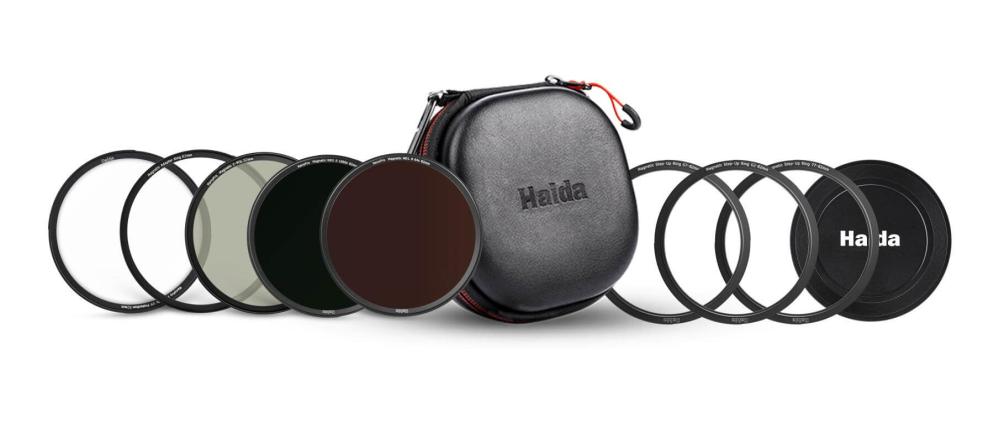 Haida Haida NanoPro 82 mm magnetisk filterpakke ND1000, ND64, CPL, UV og 3x step-up
