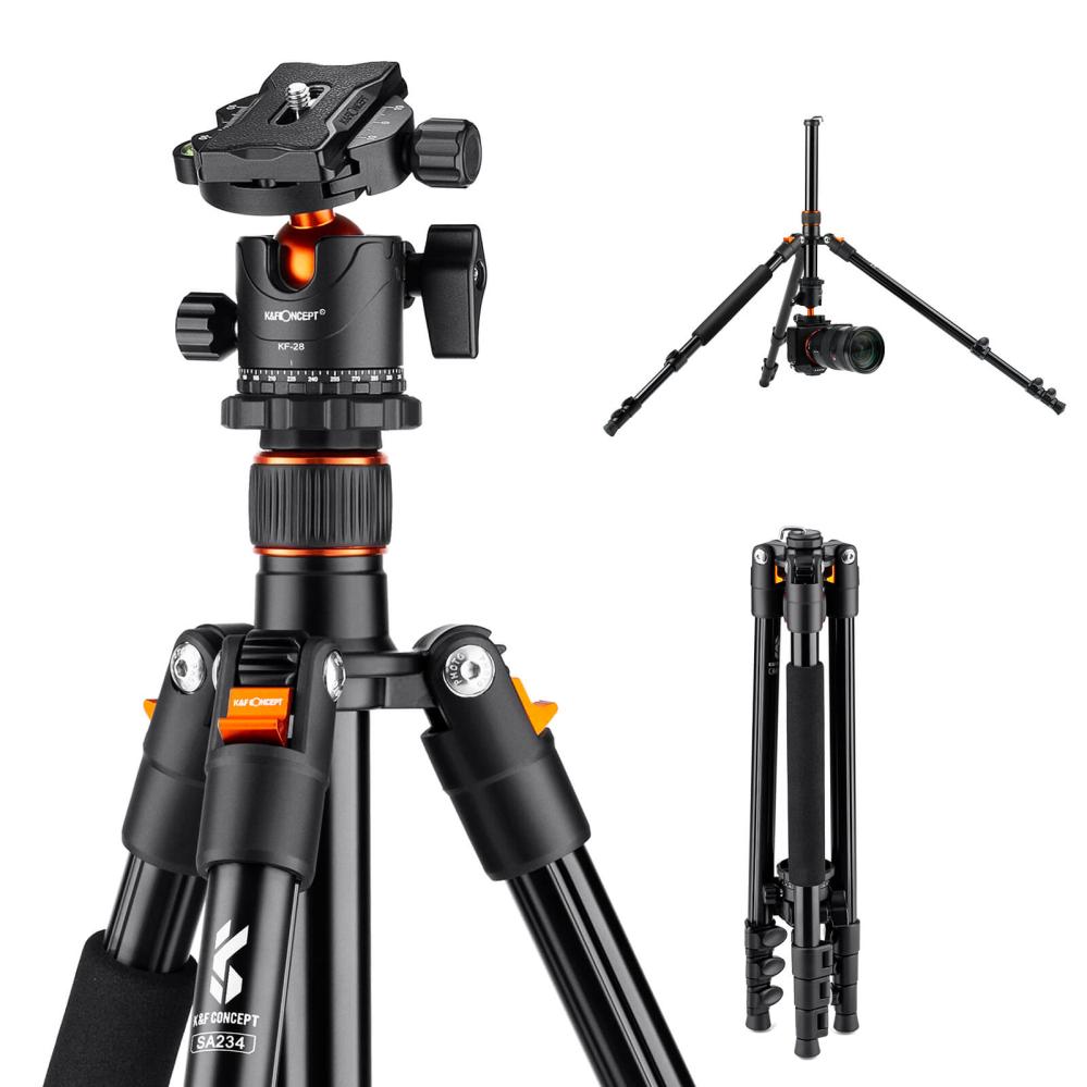 K&F Concept K&F Concept Kamerastativ med Panorama kulehode 163cm