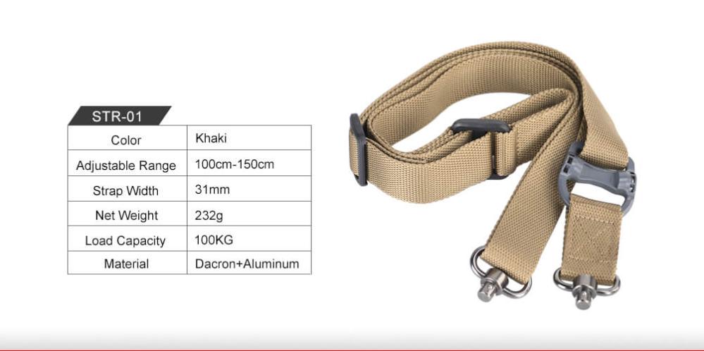  Sunwayfoto Kamerarem Khaki med QD-säkerhetsfäste från Kamda – snabb leverans och trygg e-handel