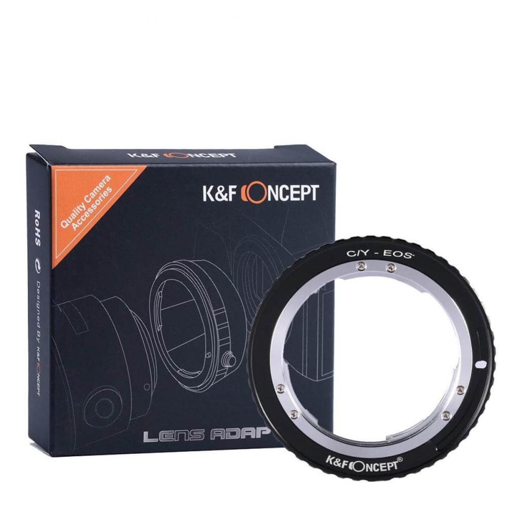 K&F Concept K&F Concept Objektivadapter till Contax/Yashica objektiv för Canon EOS kamerahus