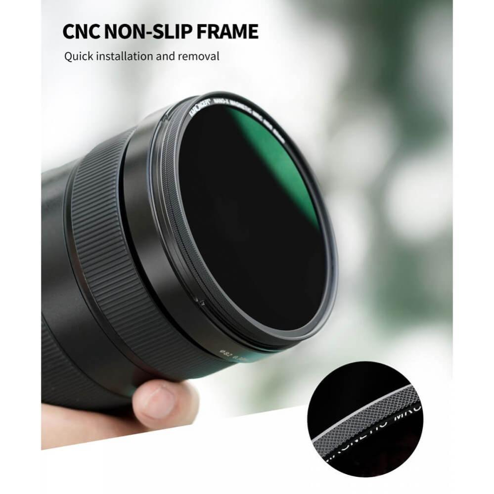 K&F Concept K&F Concept Magnetisk ND-filter ND8 med adapterring & magnetlokk