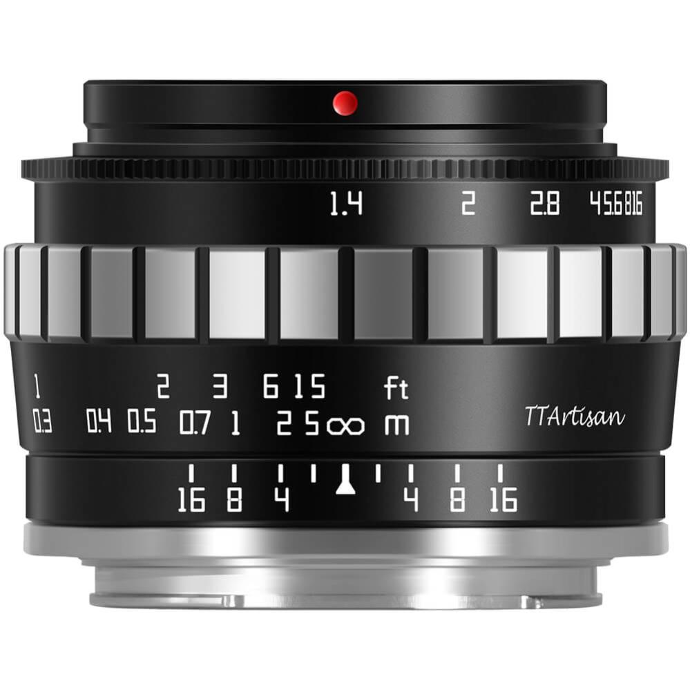 TTArtisan TTArtisan 23mm f/1.4 objektiv APS-C for Sony E silver