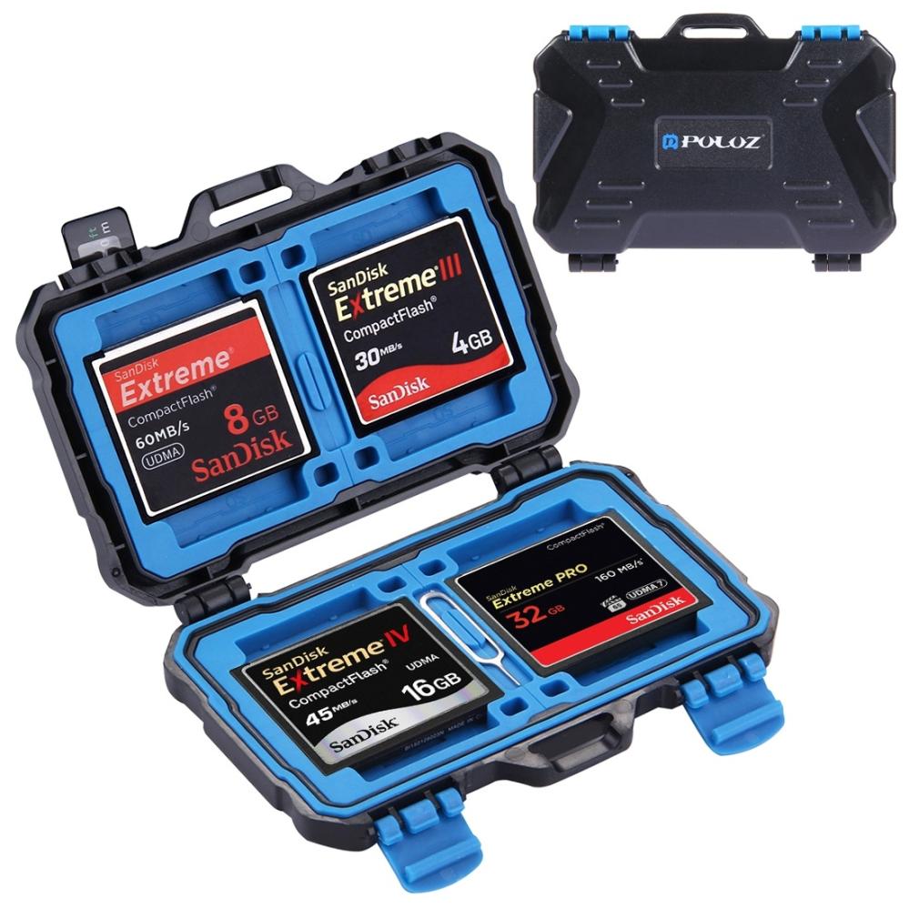 Puluz Puluz Minnekortetui for 4xCF + 8xSD + 9xTF + 1xSIM + 2xM-SIM + 2xNSIM