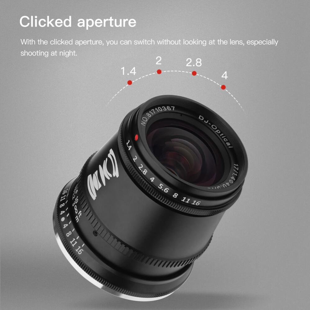 TTArtisan TTArtisan 17mm f/1.4 Vidvinkelobjektiv APS-C for Sony E