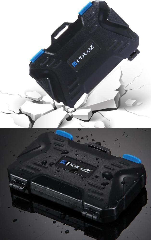 Puluz Puluz Minnekortetui for 4xCF + 8xSD + 9xTF + 1xSIM + 2xM-SIM + 2xNSIM