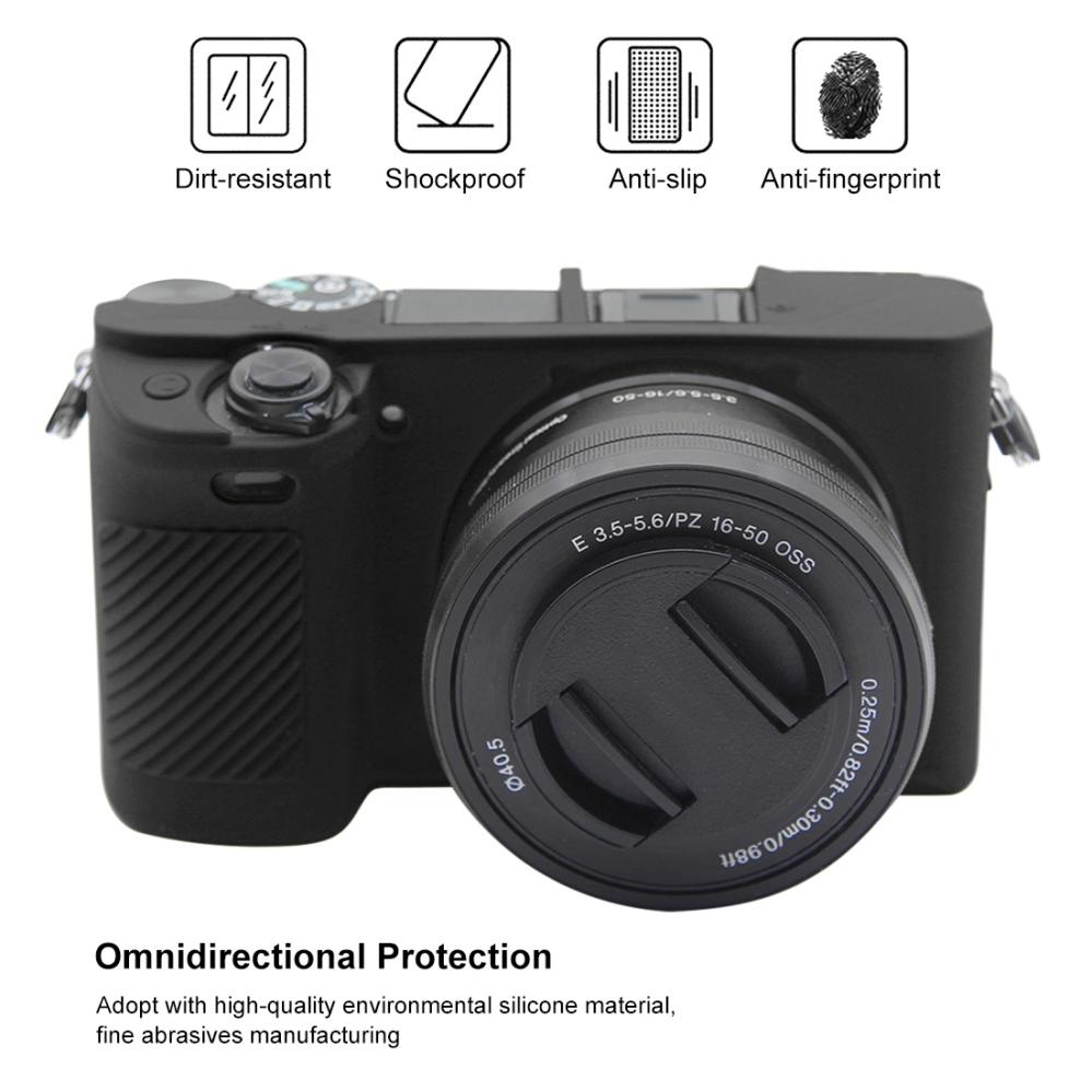 Puluz Puluz Siliconeetui for Sony A6300/A6400 (ILCE-6300)